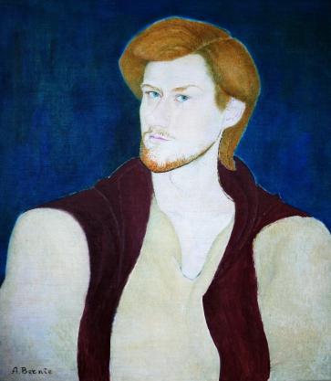 Young man with red hair